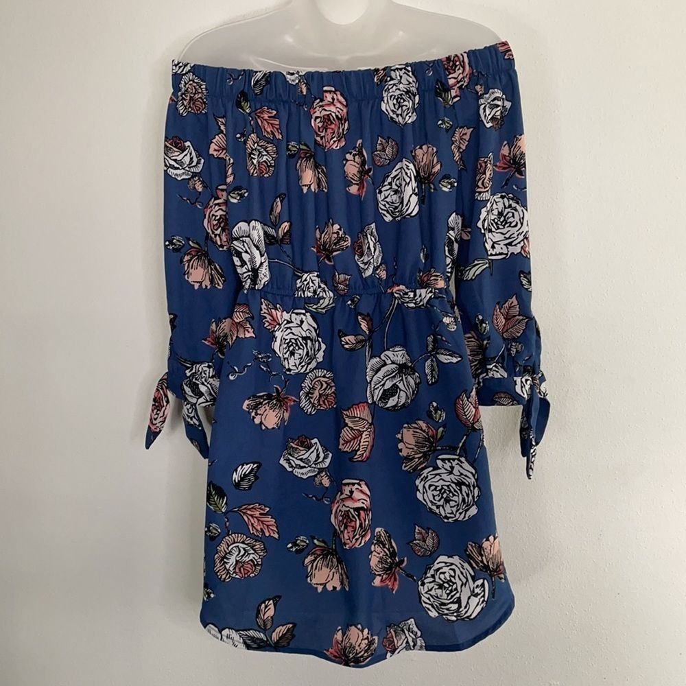 Off The Shoulder Floral Tunic By Indulge In Style - Picture 6 of 8